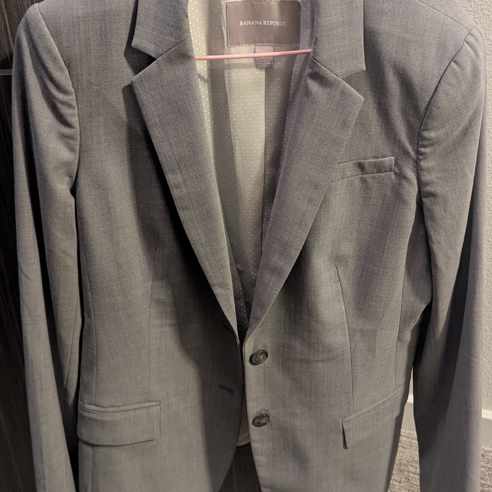 Banana Republic Gray Blazer